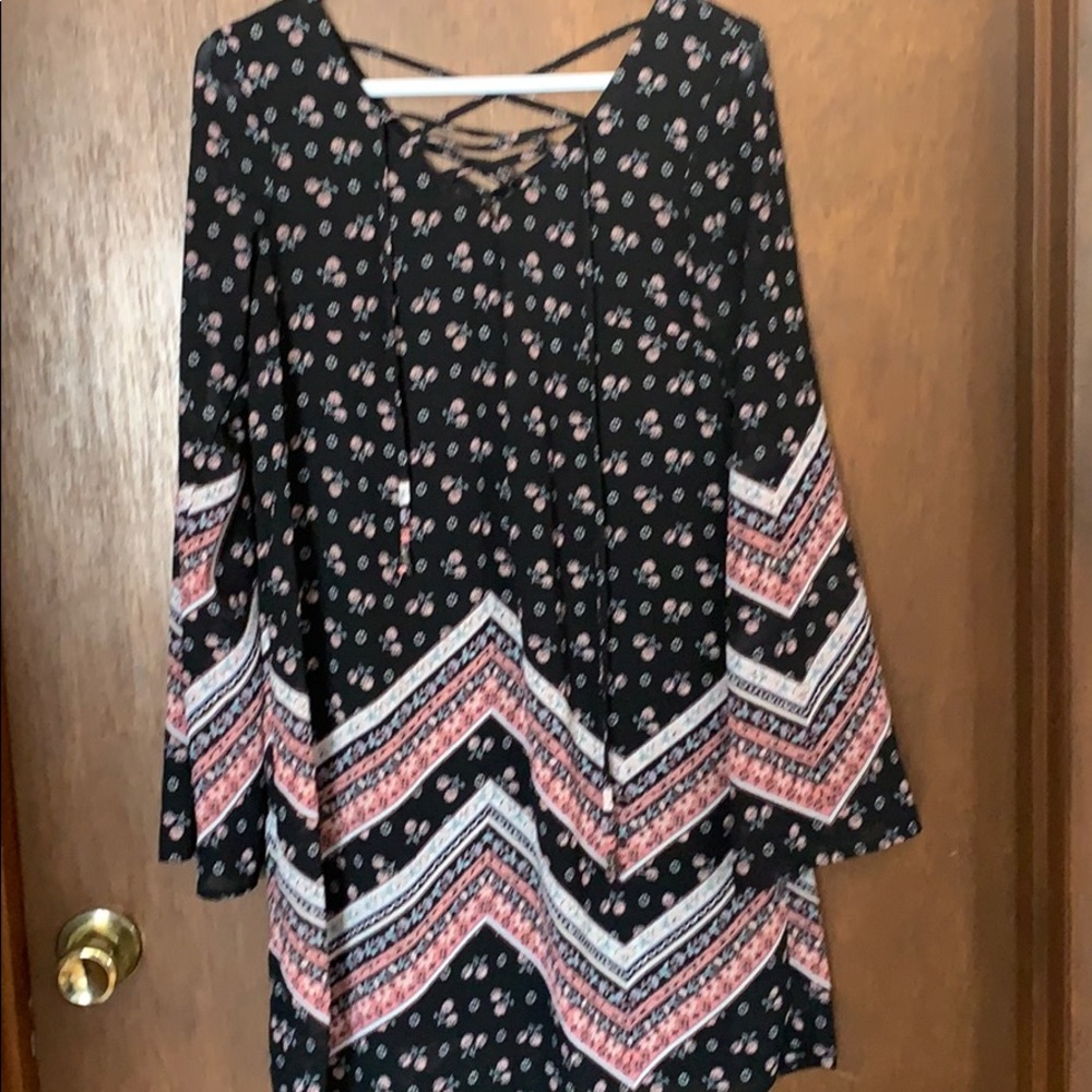 Long sleeve midi dress